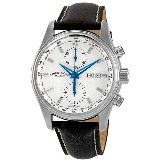 Armand Nicolet, MH2 Chronograph Automatic Silver Dial Men's Watch
