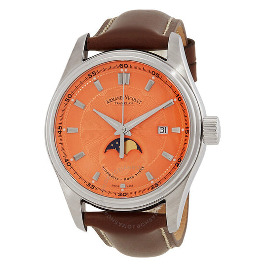 Armand Nicolet, Mh2 Orange Dial Men's Watch