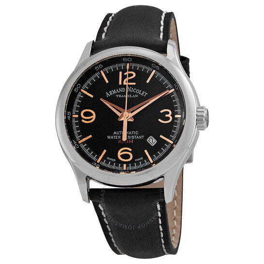 Armand Nicolet, MHA Automatic Black Dial Men's Watch