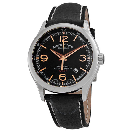 Armand Nicolet, MHA Automatic Black Dial Men's Watch