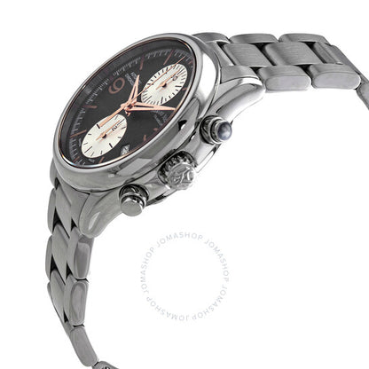 ساعة أرماند نيكوليت MHA كرونوغراف أوتوماتيكية للرجال بمينا أسود