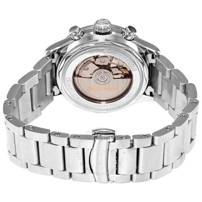 ساعة أرماند نيكوليت MHA كرونوغراف أوتوماتيكية للرجال بمينا أسود