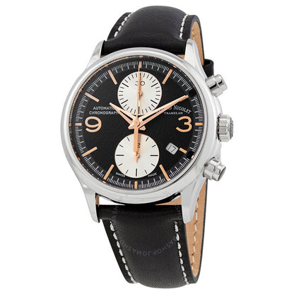 Armand Nicolet, MHA Chronograph Automatic Black Dial Men's Watch