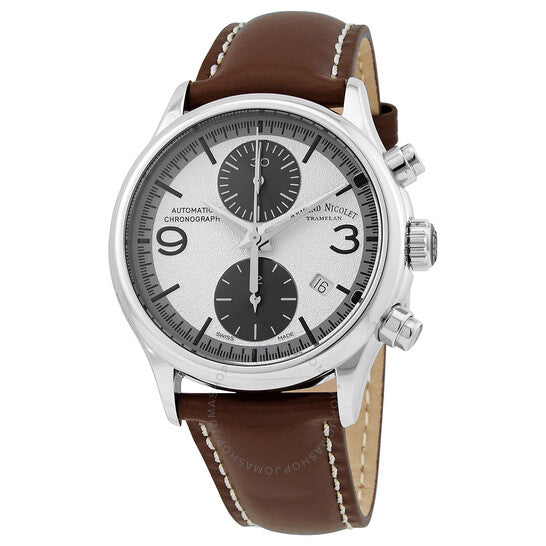 Armand Nicolet, MHA Chronograph Automatic Silver Dial Men's Watch