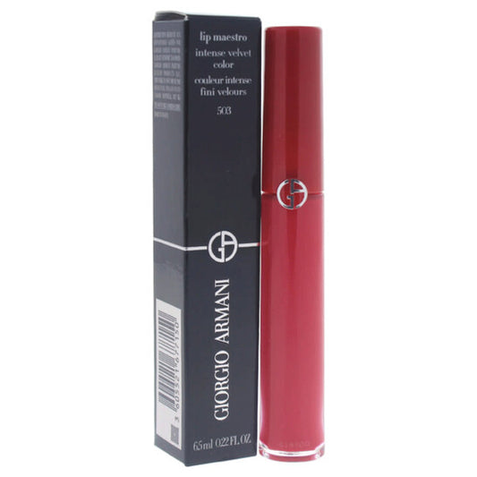 Armani, Ladies Lip Maestro Intense Velvet Color - 503 Red Fuchsia Stick 0.22 oz Lipstick Makeup