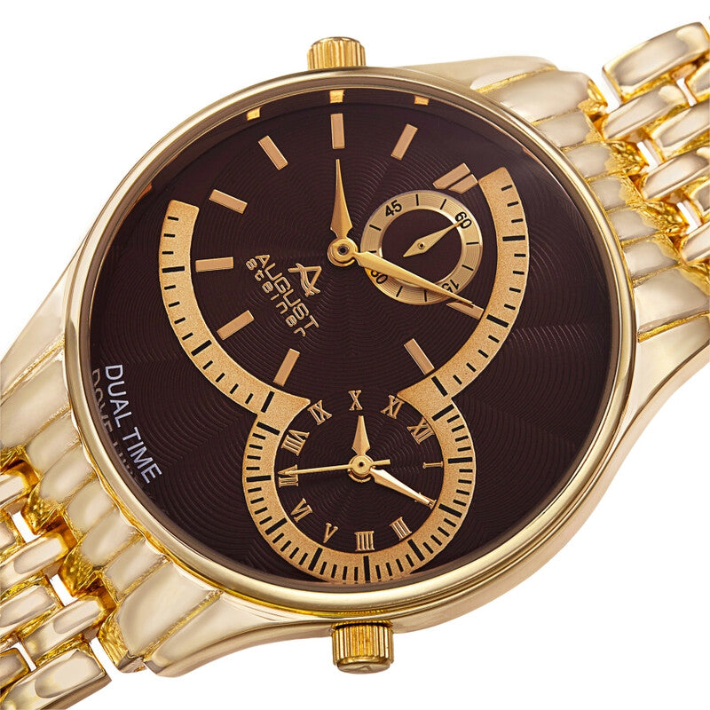 Quartz Brown Dial Men's Watch