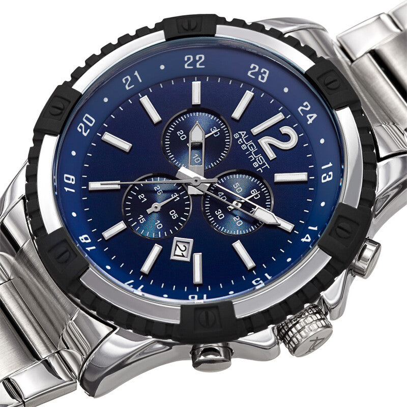 Chronograph Blue Dial Men's Watch