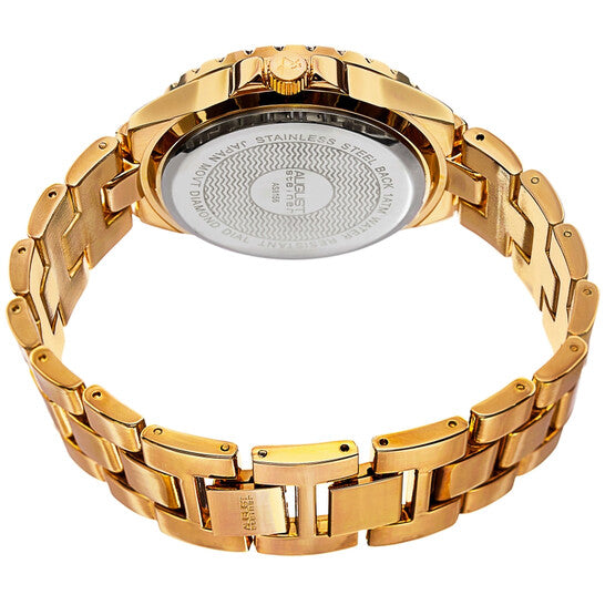 Quartz Diamond Grey Dial Ladies Watch