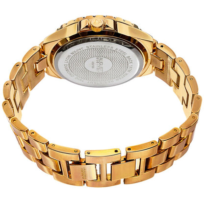 Quartz Diamond Grey Dial Ladies Watch