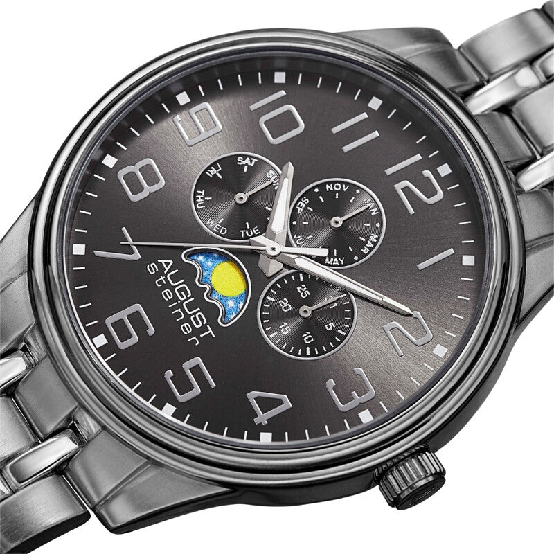 Quartz Grey Dial Men's Watch