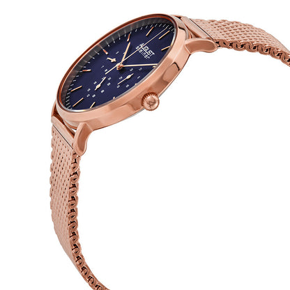 Mesh Bracelet Blue Dial Men's Watch