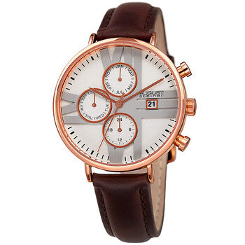 Multifunction Silver Dial Ladies Watch