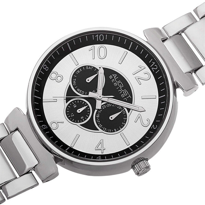 Multi-Function Silver Dial Men's Watch