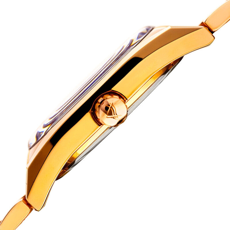 Quartz Orange Dial Ladies Watch