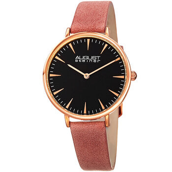 Quartz Black Dial Ladies Watch