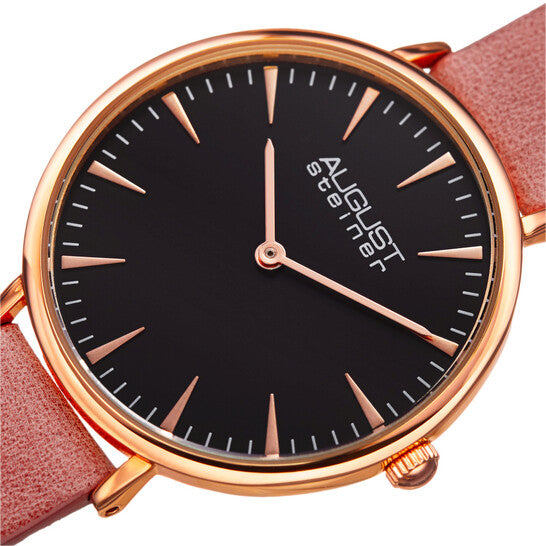 Quartz Black Dial Ladies Watch