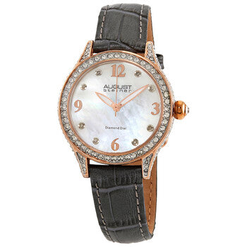 Quartz Diamond White MOP Dial Ladies