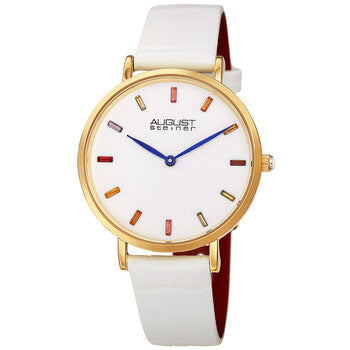 Quartz White Dial Ladies Watch