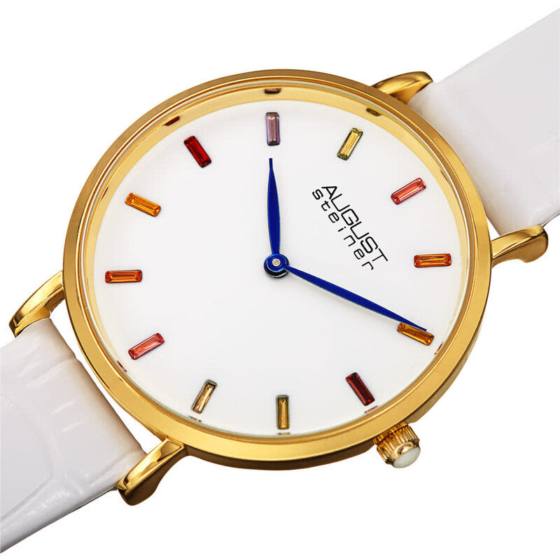 Quartz White Dial Ladies Watch