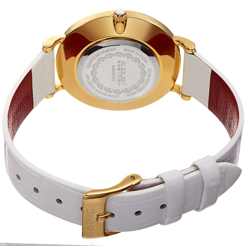 Quartz White Dial Ladies Watch