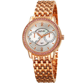 Quartz Diamond Silver Dial Ladies Watch
