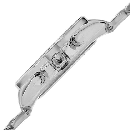 Quartz Silver Dial Silver-tone Alloy Men's Watch