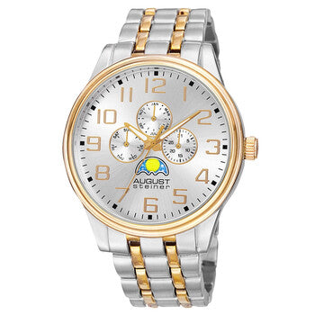 Quartz Multi-function Silver Dial Men's Watch