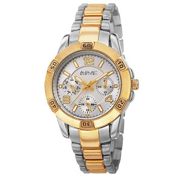 Silver-tone Dial Two-tone Ladies Watch