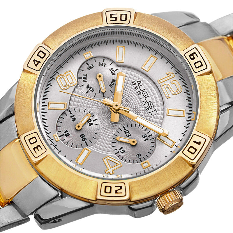 Silver-tone Dial Two-tone Ladies Watch