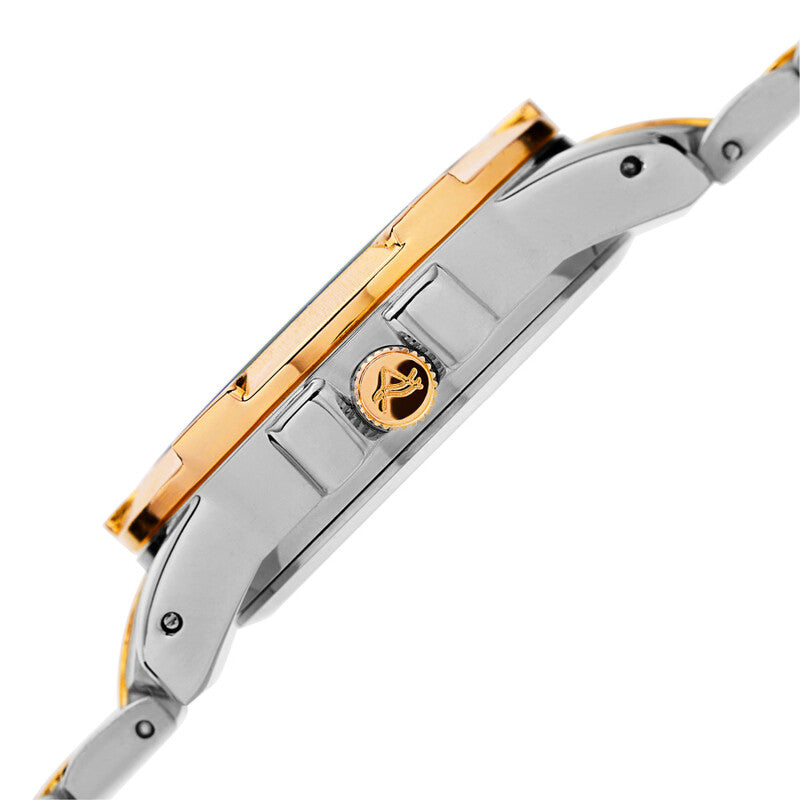Silver-tone Dial Two-tone Ladies Watch