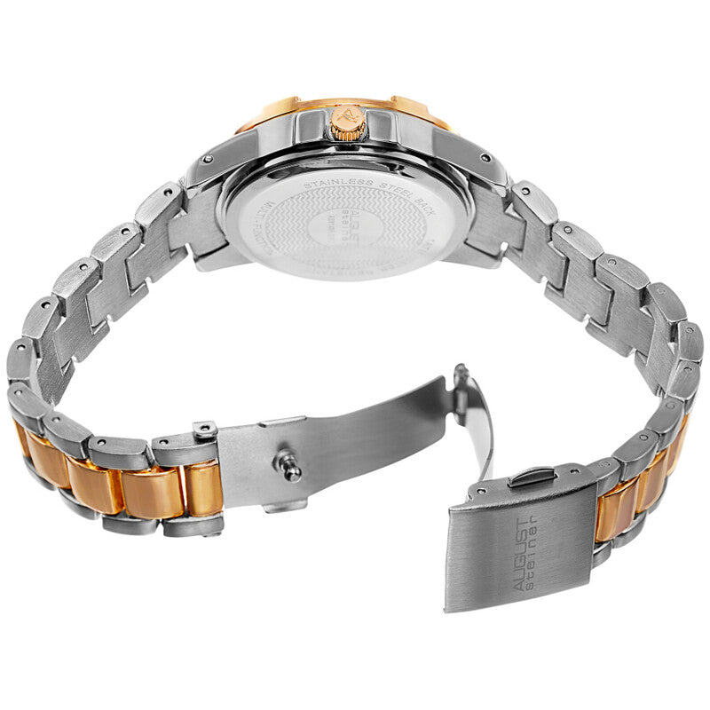 Silver-tone Dial Two-tone Ladies Watch