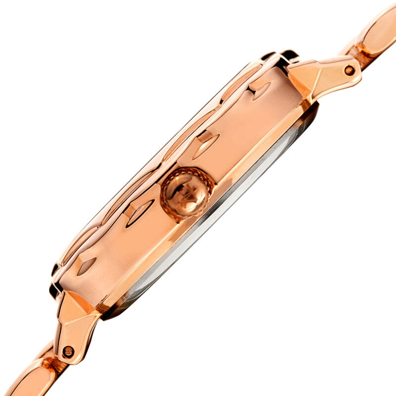 Quartz Diamond White Dial Ladies Watch