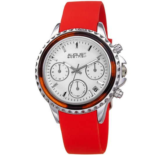 Chronograph Quartz White Dial Ladies Watch