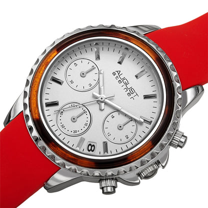 Chronograph Quartz White Dial Ladies Watch