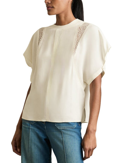 harlowe lace insert t-shirt