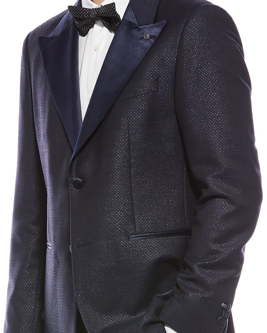 wool-blend modern fit jacket