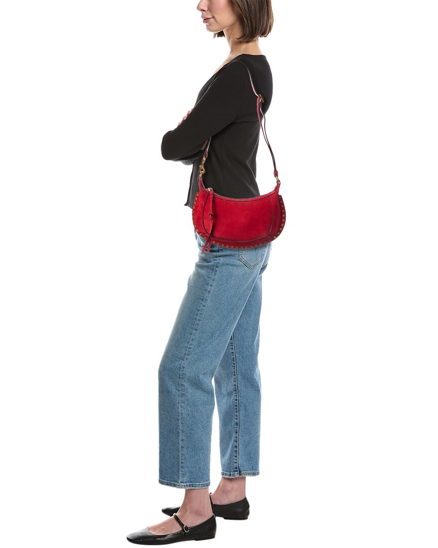 oskan moon suede hobo bag