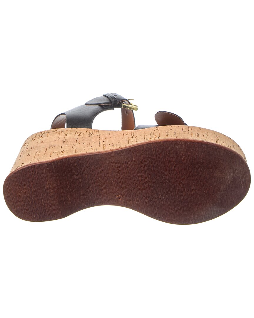 kamia leather wedge sandal