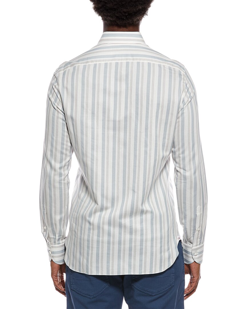 silk-blend dress shirt