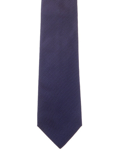 navy silk tie