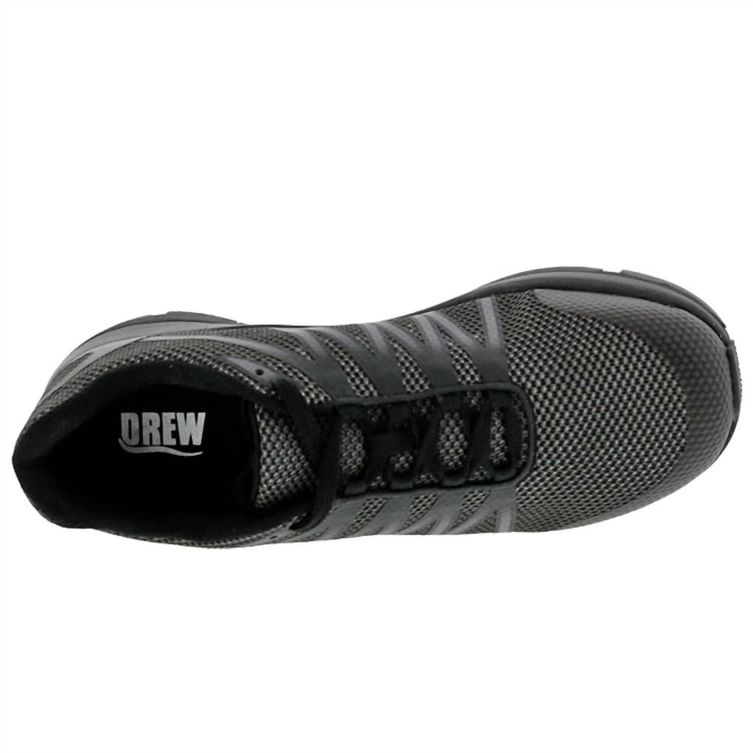 men's player athletic sneakers in black
