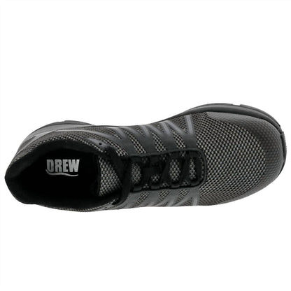 men's player athletic sneakers in black