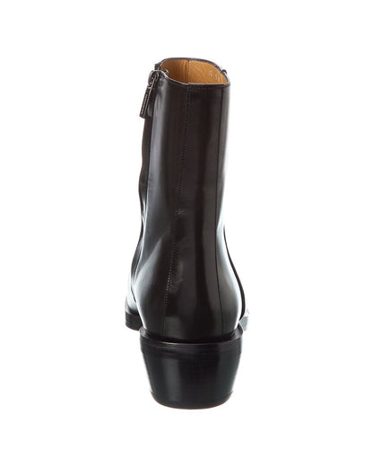 ferragamo leather boot