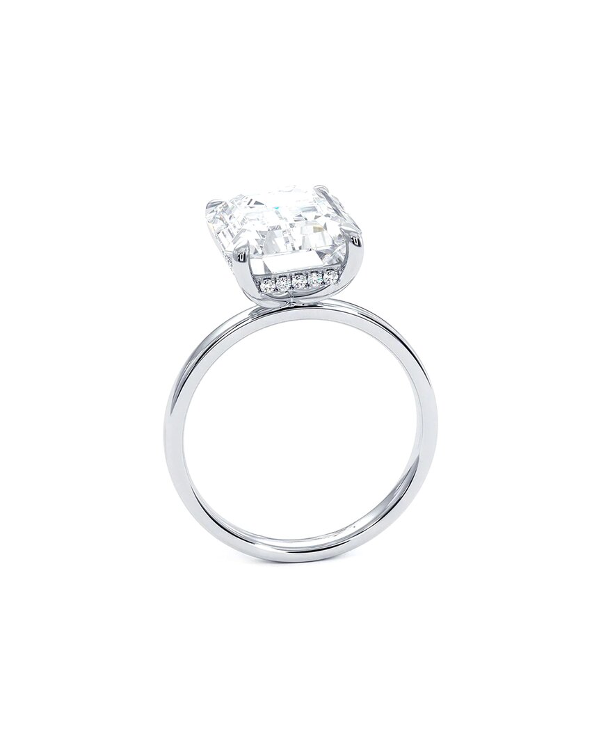 14k 5.00 ct. tw. lab-grown diamond wire basket ring