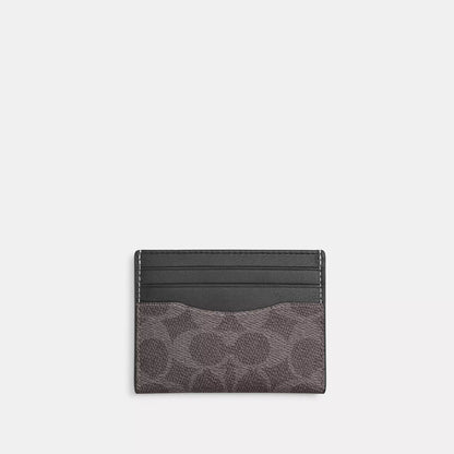 slim id card case in signature canvas