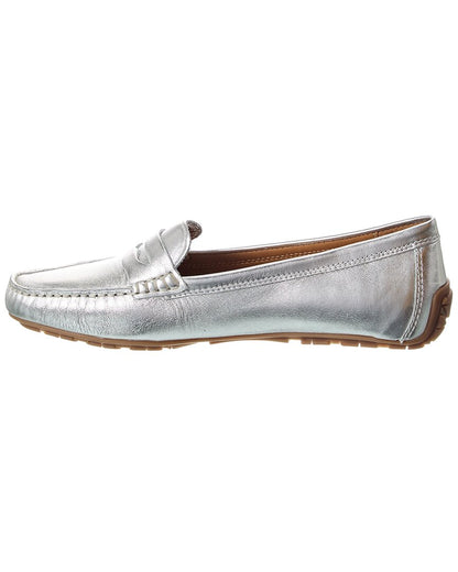 penny leather loafer