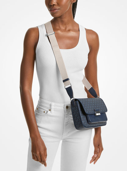 bradshaw medium signature logo messenger bag