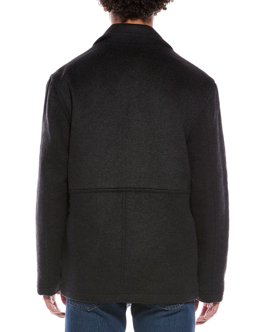 wool-blend slip jacket