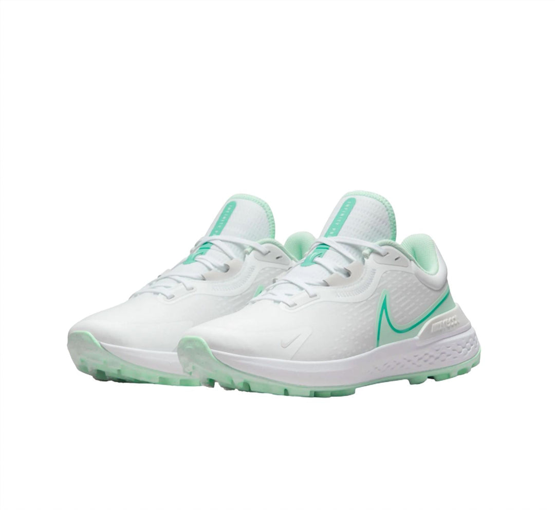 men infinity pro 2 golf shoes in white/green