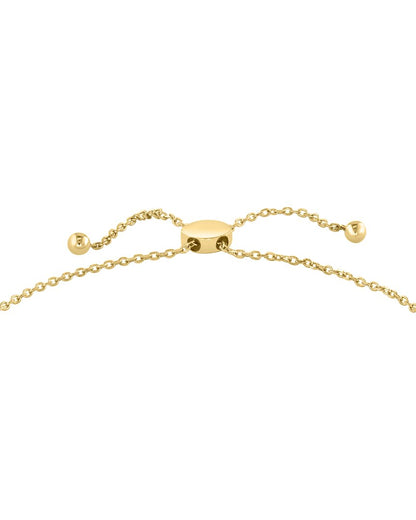 14k over silver 2.70 ct. tw. white topaz, citrine bracelet
